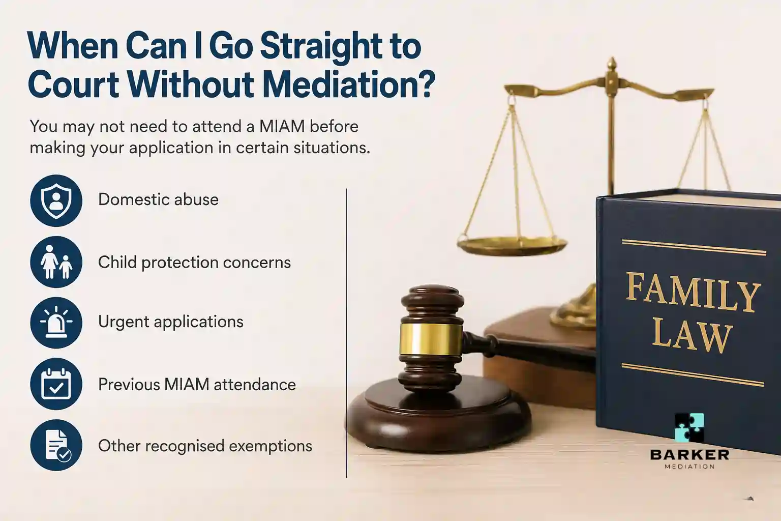 When Can I Go Straight to Court Without Mediation Brighton?